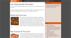 Desktop Screenshot of livercleansingdiet.net.au